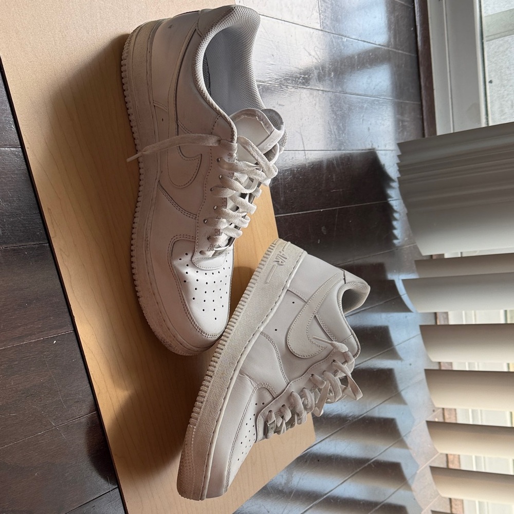 Air Force ones - all white